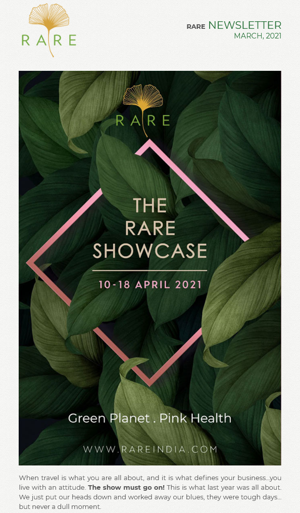 RARE Newsletter | Vol 30 | Let's get Phygital, The RARE Showcase 2021 I Mar 2021